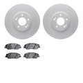Dynamic Friction Co 4502-03168, Geospec Rotors with 5000 Advanced Brake Pads, Silver 4502-03168